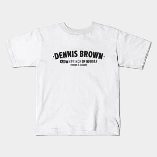 Dennis Brown - Crownprince of Reggae Kids T-Shirt